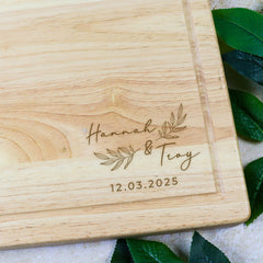 Anniversary Personalised Chopping Board