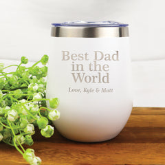 Best Dad In The World Stainless Steel Tumbler