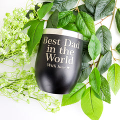 Best Dad In The World Stainless Steel Tumbler