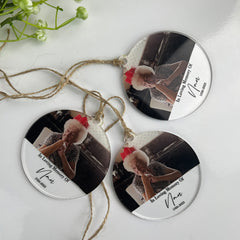 Photo Memorial Christmas Ornament