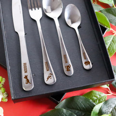 Kids Personalised Cutlery Set