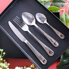 Kids Personalised Cutlery Set