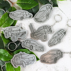 Engraved Car Keyring