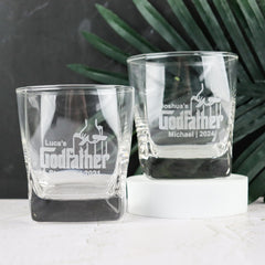 Godparents Scotch Glass with Personalised Engraving