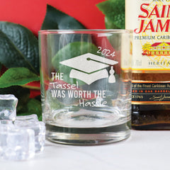 Graduation Round Scotch Glass