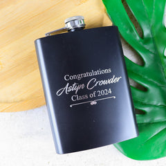 Graduation 8oz Flask