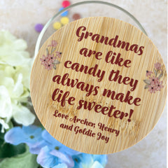 Grandmas Are Like Candy Lolly Jar