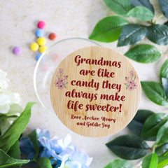 Grandmas Are Like Candy Lolly Jar