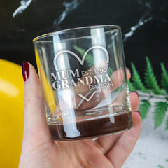 Grandparents Round Scotch Glass