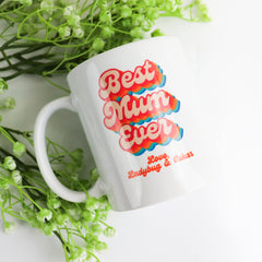 Groovy Best Mum Ever Coffee Mug