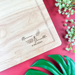 Anniversary Personalised Chopping Board