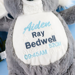 Koala Embroidered Teddy - Cubbie Brand