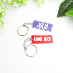 Name PlateIt© Licence Plate Keychain - All Colours