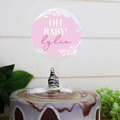 Oh Baby Personalised Cake Topper