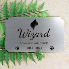 Outdoor Engraved Memorial Plaque