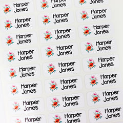 Personalised School Label Stickers