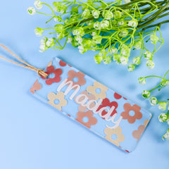 Acrylic Retro Daisy Bookmark