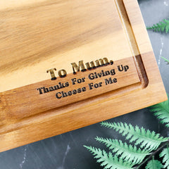 Cheese Serving Personalised Board