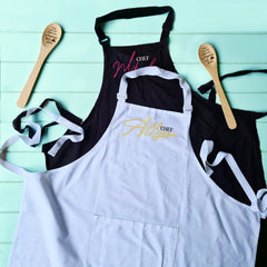 Chef Embroidered Apron for Home