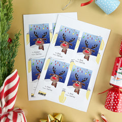 Personalised Christmas Labels - 4 Pack