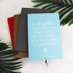 For My Daughter Personalised Notebook