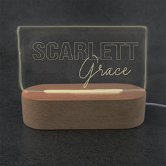Night Light Personalised with Name