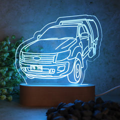 Personalised Car LED Light