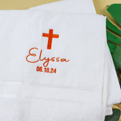 Personalised Christening Towel