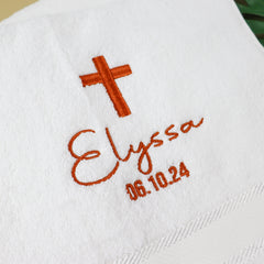 Personalised Christening Towel