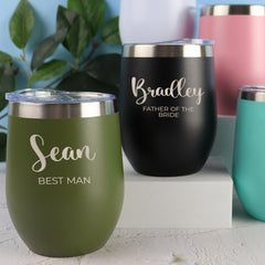 Personalised Wedding Stainless Steel Tumbler