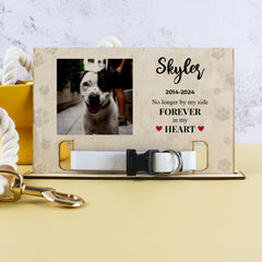 Pet Memorial Photo Stand for Collar
