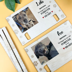 Pet Memorial Photo Stand for Collar