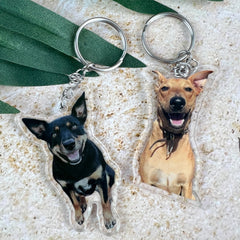 Custom Pet Photo Acrylic Keychain