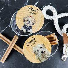 Photo Pet Treat Jar