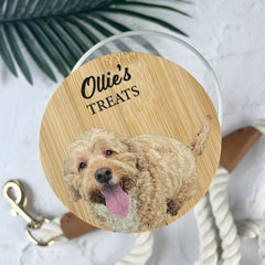 Photo Pet Treat Jar