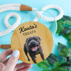 Photo Pet Treat Jar