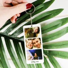 Polaroid Key Chain with 3 Photos