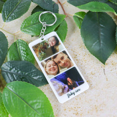 Polaroid Key Chain with 3 Photos