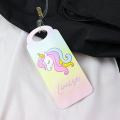 School Bag Tag Printed Double Sided