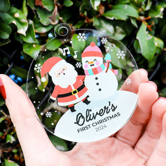 Snowy Christmas Ornament