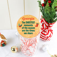 The Sweetest Moments Christmas Lolly Jar