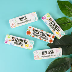 Themed Printed Name Badges