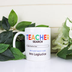 Best Teacher Search Coffee Mug - CustomKings - 