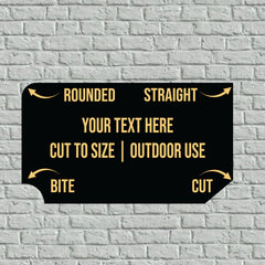 Engraved Plaque for Outdoor Use | Cut to Size