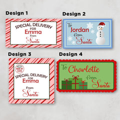 Christmas Personalised Sticker labels - CustomKings - 