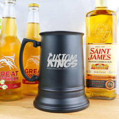 Corporate Matte Black Beer Stein - CustomKings - 