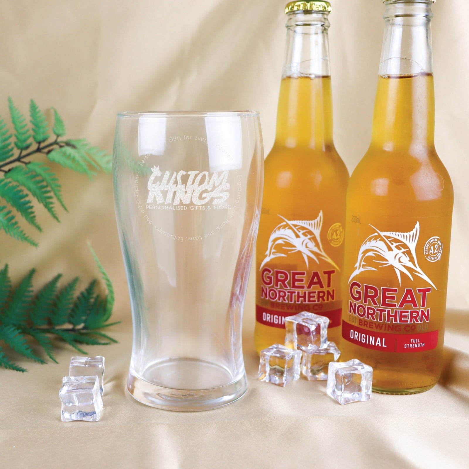 Corporate Personalised Schooner Glass - CustomKings - 