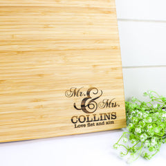 Couples Personalised Chopping Board - CustomKings - 
