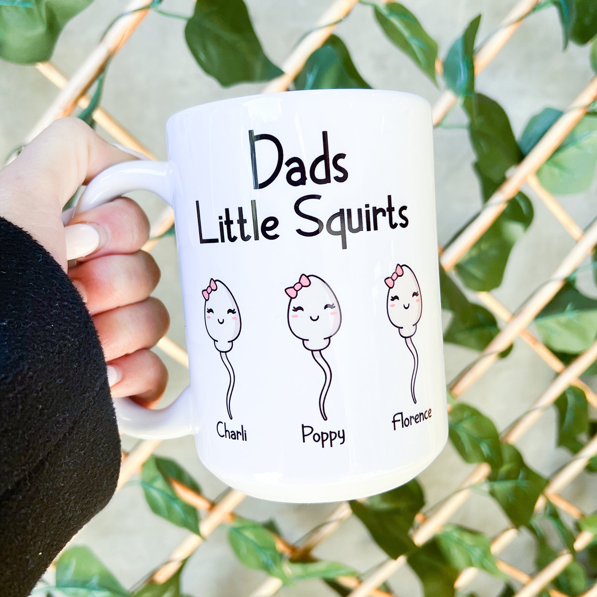 Dad's Little Squirts Coffee Mug - CustomKings - 