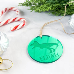 Dinosaur Christmas Ornament - CustomKings - 
